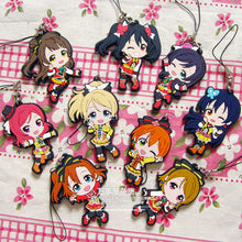 Kotori Nico Eli Rin Umi Maki Anime Love Live! Lovelive! Showing Version Japanese Rubber Keychain