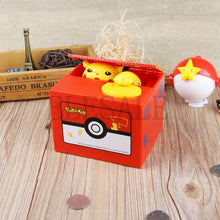 Pokemon Pikachu Brand New Steal Coin Piggy Bank Electronic Plastic Money Safety Box Coin Bank Money boxes