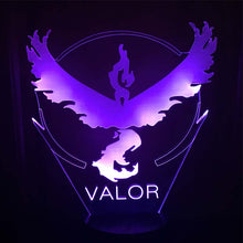 Led Toys Charizard Squirtle Bulbasaur Articuno Action Figures 3D Table Lamp pikachu Eevee Charmander