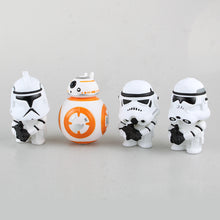 Star Wars Darth Vader BB8 Kylo Ren Storm Trooper Cute 10cm Model Toys Anime PVC Action Figure Kids Birthday Gift