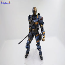 Tobyfancy Deathstroke Action Figure Batman Play Arts Kai PVC Toys 270mm Anime Model Bat Man Deadpool Playarts Kai Deathstroke