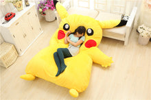 Pikachu Sleeping Bag Pokemon Cartoon Mattress Sofa Cushion Double Bed Cushion Plush Memory Foam Tatami Pad