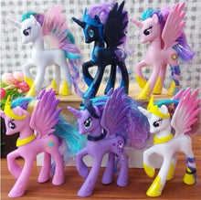 New Arrival14cm My Anime Toy Collection Princess Celestia Luna Nightmare Night Little Cute Unicorn Rarity Kunai Children toy