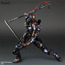 Tobyfancy Deathstroke Action Figure Batman Play Arts Kai PVC Toys 270mm Anime Model Bat Man Deadpool Playarts Kai Deathstroke