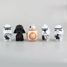 Star Wars Darth Vader BB8 Kylo Ren Storm Trooper Cute 10cm Model Toys Anime PVC Action Figure Kids Birthday Gift