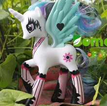 New Arrival14cm My Anime Toy Collection Princess Celestia Luna Nightmare Night Little Cute Unicorn Rarity Kunai Children toy