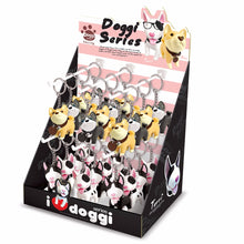 Semk Anime Figure Dog Keychain Hand-painted Craft Dog Bull Terrier Keychain PVC Vinyl Animal Figure Trinkets for Car Keychain