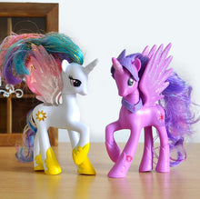 New Arrival14cm My Anime Toy Collection Princess Celestia Luna Nightmare Night Little Cute Unicorn Rarity Kunai Children toy