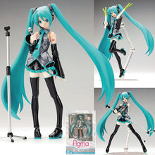 PVC Figma 014 Heroines Miku Hatsune Action Figure Anime Miku Doll Model Toy Collectibles Joints Movable Interchangeable