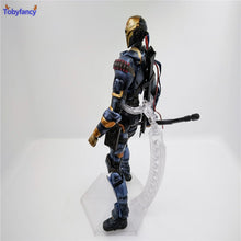Tobyfancy Deathstroke Action Figure Batman Play Arts Kai PVC Toys 270mm Anime Model Bat Man Deadpool Playarts Kai Deathstroke
