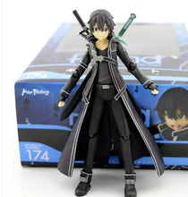 Figma Anime Sword Art Online 15cm Ausna kirigaya kazuto Boxed Action Figure Toys