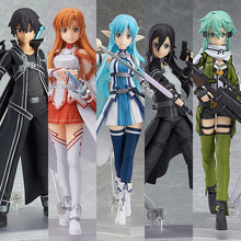 Figma Anime Sword Art Online 15cm Ausna kirigaya kazuto Boxed Action Figure Toys